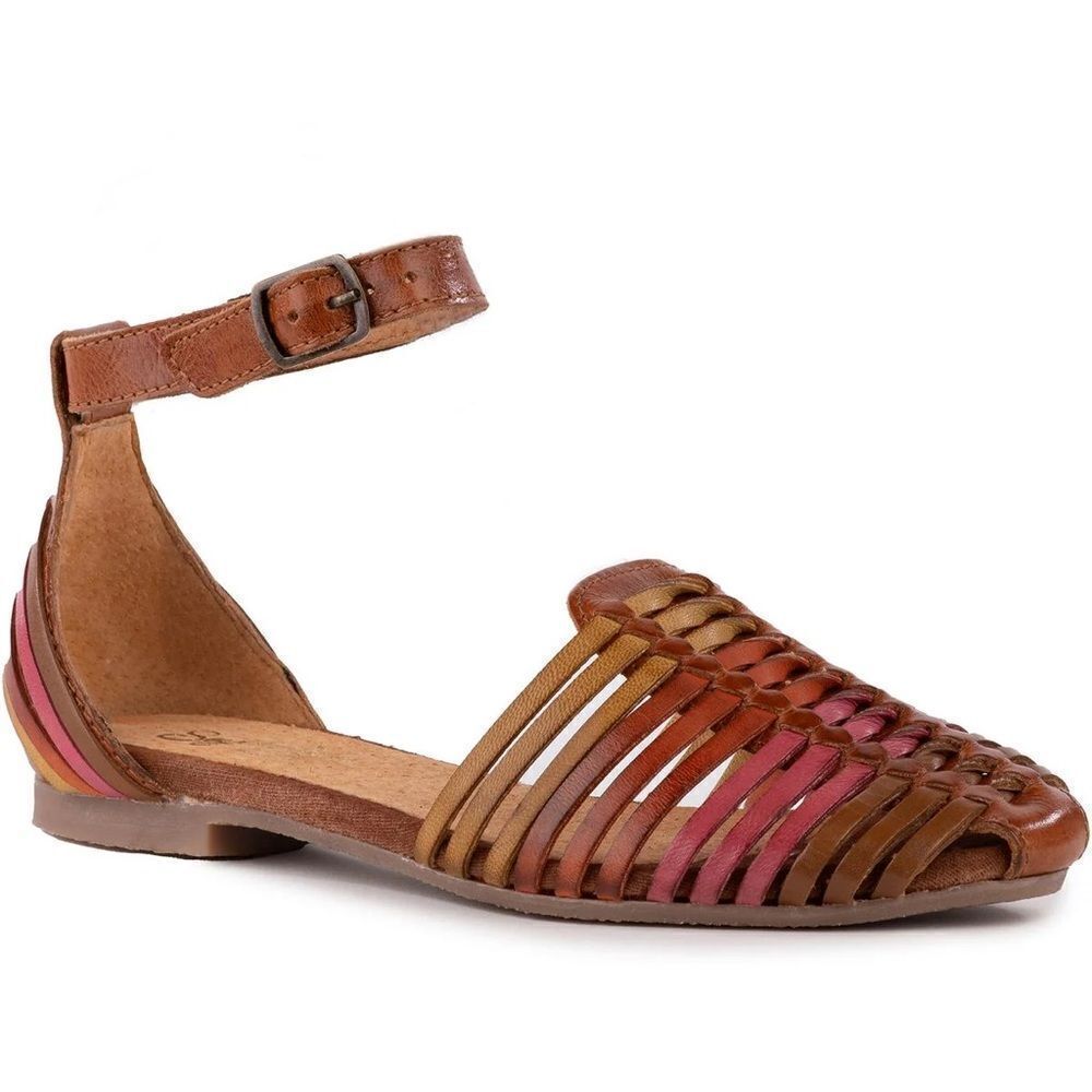 Anthropologie Seychelles Bits N Pieces Flats Huaraches MULTI 10